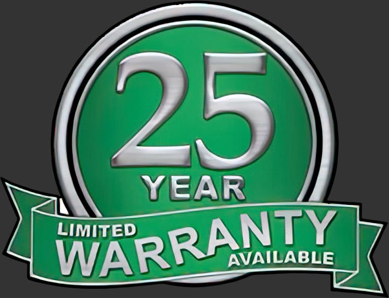 25 Year Limited Warranty