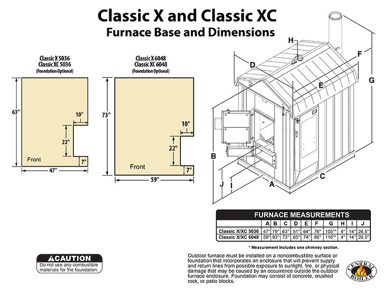Classic XC Dimensions